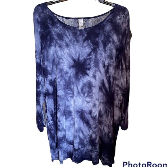 Gorgeous Tie Dye Blouse - Plus Size 2X - Picture 1 of 3